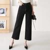 From Heart Women Wide Denim Pants Black