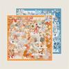 Brand Silk Scarves Animals Printed Twill Silk Scarf Women Shawls Luxury Design Hijab Fashion Square Curled Scarf Neckerchief