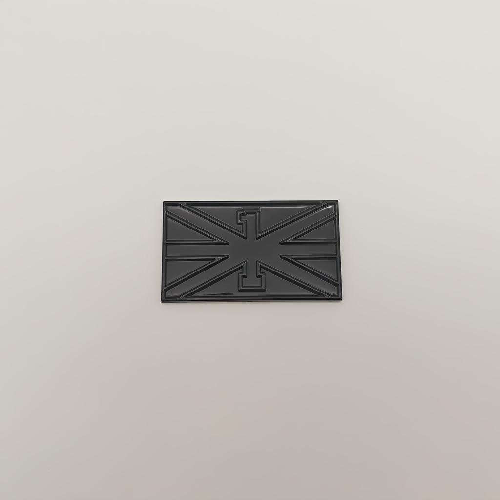 1pc 3D Metal British National Flag Emblem Decal Side Fender Rear Fender Badge Sticker for All Car There are Six Colors to Choose From