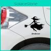 Modern Minimalist Pvc Halloween Witch Car Sticker Wall Decor For Living Room