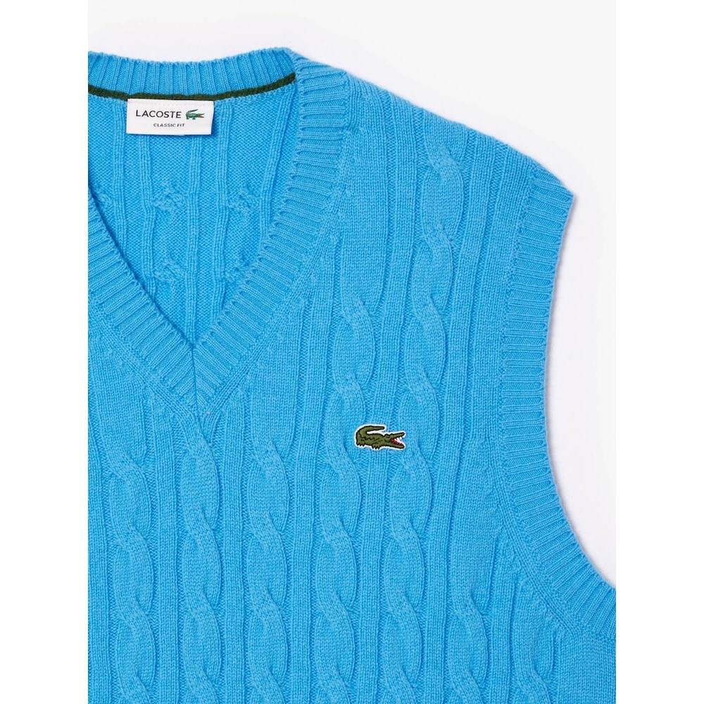 Lacoste Мужской жилет S Cable V Neck Ah3132 54n 4xa q2nAh3132 54n4xa