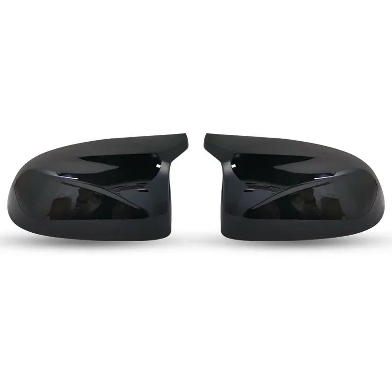 Car Side Rearview Mirror Caps CAP High-class Horn for BMW X3 G01 X4 G02 X5 G05 2018-2025 Black Accessories M3 Style Mirror Cover