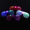 Темные очки для вечеринок, Неоновые светящиеся очки, Светодиодные очки, Очки-жалюзи, Светящиеся палочки для очков