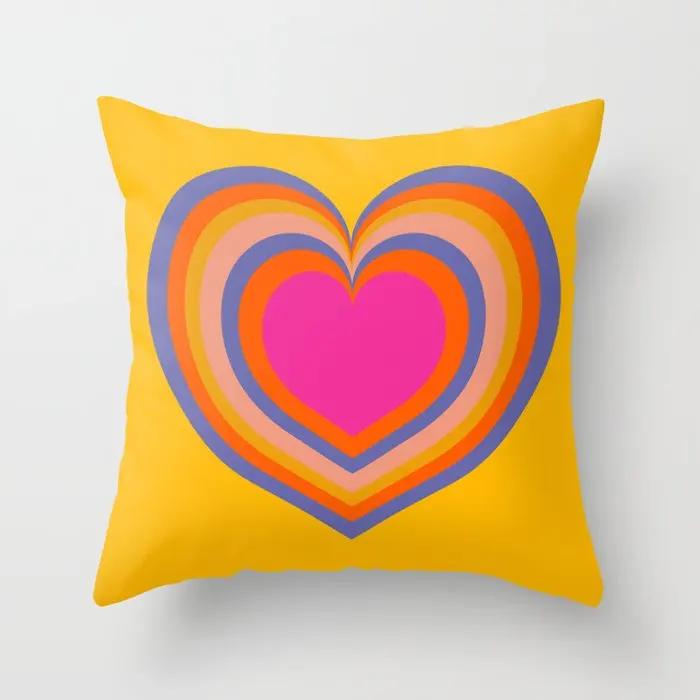 decorative Home pillow case Cushion covers 4545 nordic 4040 40x40cm 50x50cm Pink Red Morandi Geometric Abstraction 45x45 6060