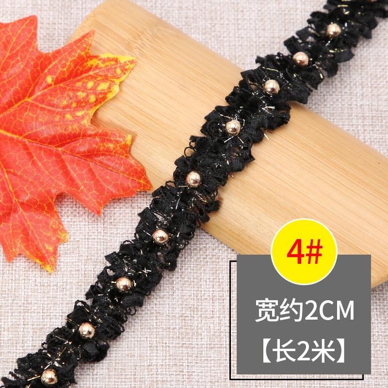 Bead Lace Lace Accessories Clothes Xiaoxiangfeng Handmade Decorative Pearl Diy Collar Skirt Silk Webbing Accessories