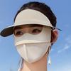 Маска из ледяного шелка с защитой от УФ-лучей, пылезащитная, вуаль для защиты от УФ-лучей, тонкая солнцезащитная маска для лица, унисекс