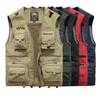 Жилет для мужчин, новая модная рабочая одежда для улицы, мужской жилет с несколькими карманами, тонкий жилет для рыбалки, фотографии, зарплаты, мужской жилет, жилет, куртка