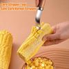 Corn Cob Peeler Corn Kernel Remover with Ergonomic Handle Arc-Shaped Shovel Head Multipurpose Kitchen Gadget