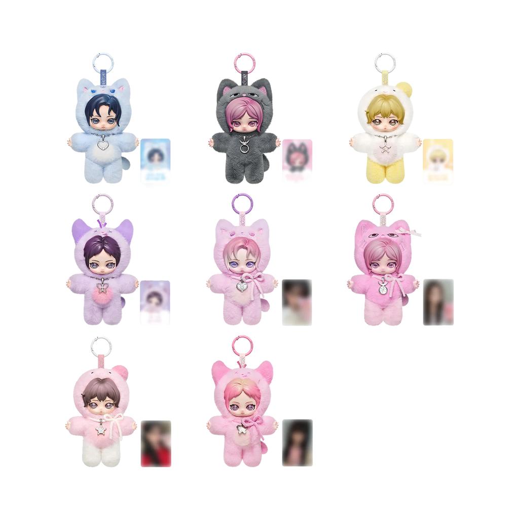 Pop Mart x Aespa Серия Fluffy Club Виниловая Плюшевая Кукла-Подвеска В Запечатанном Кейсе (1 Блайнд-бокс)