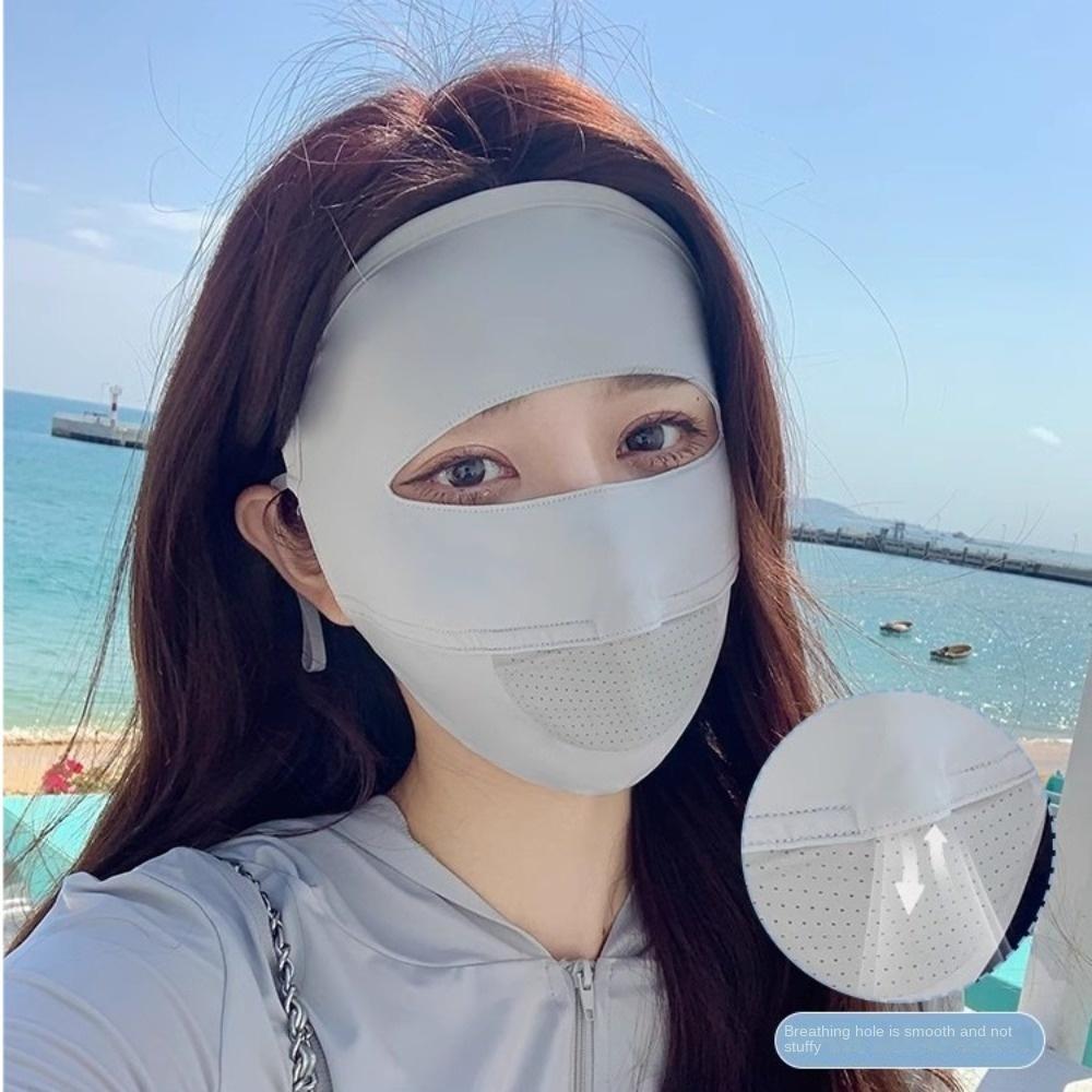 Traceless Sunscreen Mask Anti-UV Face Veil New Facial Gini Outdoor Sports