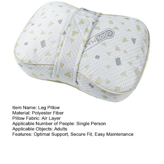 3D Стеганая подушка для ног с регулируемым ремешком Пена с эффектом памяти Наполнитель из ПП хлопка Корректирующая подушка для поддержки ног Сотовая стеганая подушка-разделитель для ног