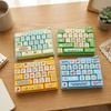 Squeeze Feel Keyboard Fidget Pendant Colorful Fingertip Button Key Ring  Student Use