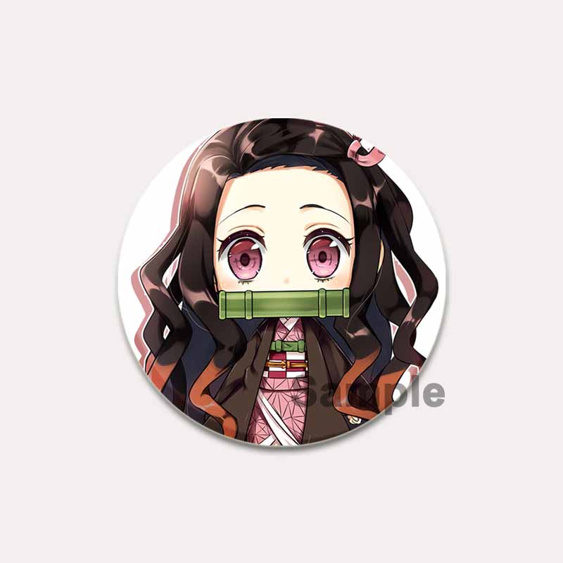 32/44/58 мм мультяшные броши ручной работы «Убийца демонов» Камадо Тандзиро/Хашибира Иносукэ, булавка Кочоу Синобу/Камадо Незуко Цуюри Канао, значок
