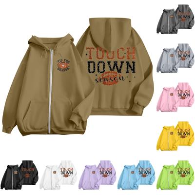 Женская однотонная толстовка с длинным рукавом на молнии, повседневная, удобная, свободная, легкая женская толстовка