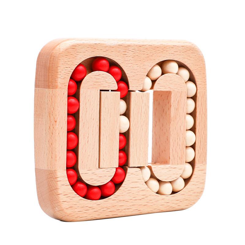 Planar ball Kongming lock toy wooden unlock Kongming lock science and education Planar ball creative puzzle solution intelligence