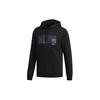 Adidas Neo Metallic Graphic Hoodie With Drawstring Men Hoodie Black EI4459