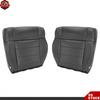 Leather Black Fit For Jeep Wrangler 2007-2012 Driver+Passenger Bottom Seat Cover