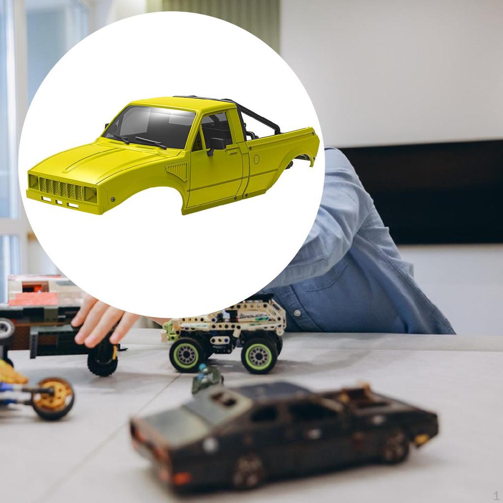 Pickup Hard Assembly RC Crawler Accessory Heavy Duty Construction Sturdy Parts for 1/24 Model Car