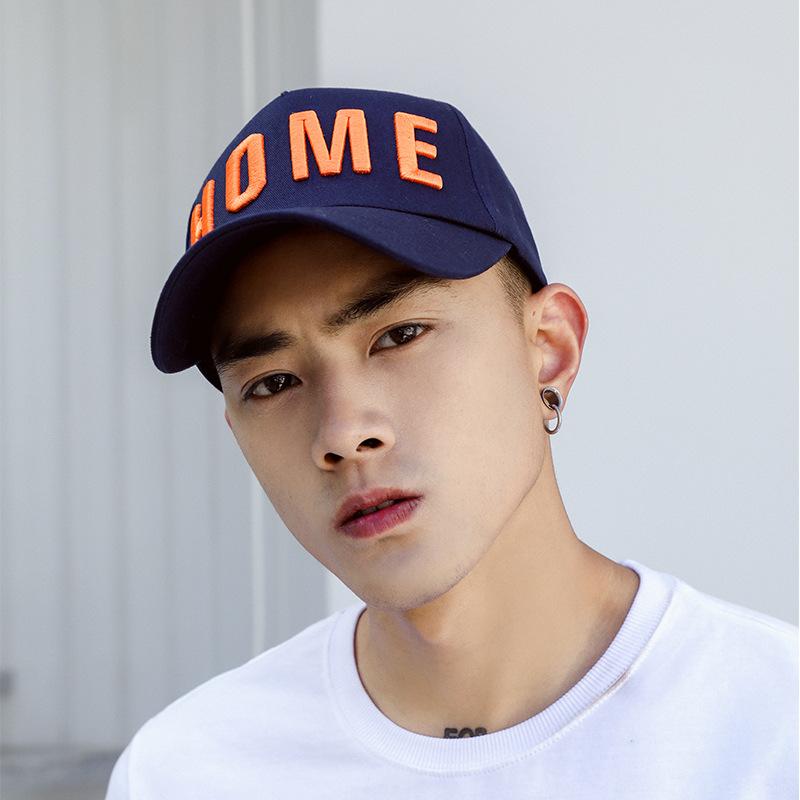 Four Seasons Hat Male Cap Korean Version of Baseball Cap Trend Fashion Ins Baseball Cap Street Sunscreen Visor