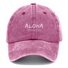 Aloha Vintage Washed Cotton Baseball Cap Adjustable Distressed Trucker Hat For Men  Women For Him  Her Summer Beach Hawaiian Style Cotton Cap