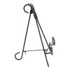 Metal Photo Frame Stand Black Tabletop Picture Bracket Medal Display Holder  Collection Display