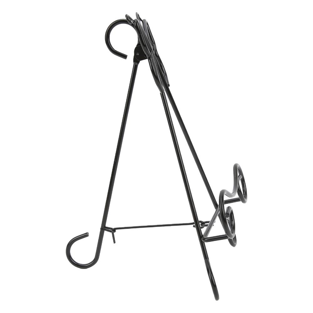 Metal Photo Frame Stand Black Tabletop Picture Bracket Medal Display Holder Collection Display