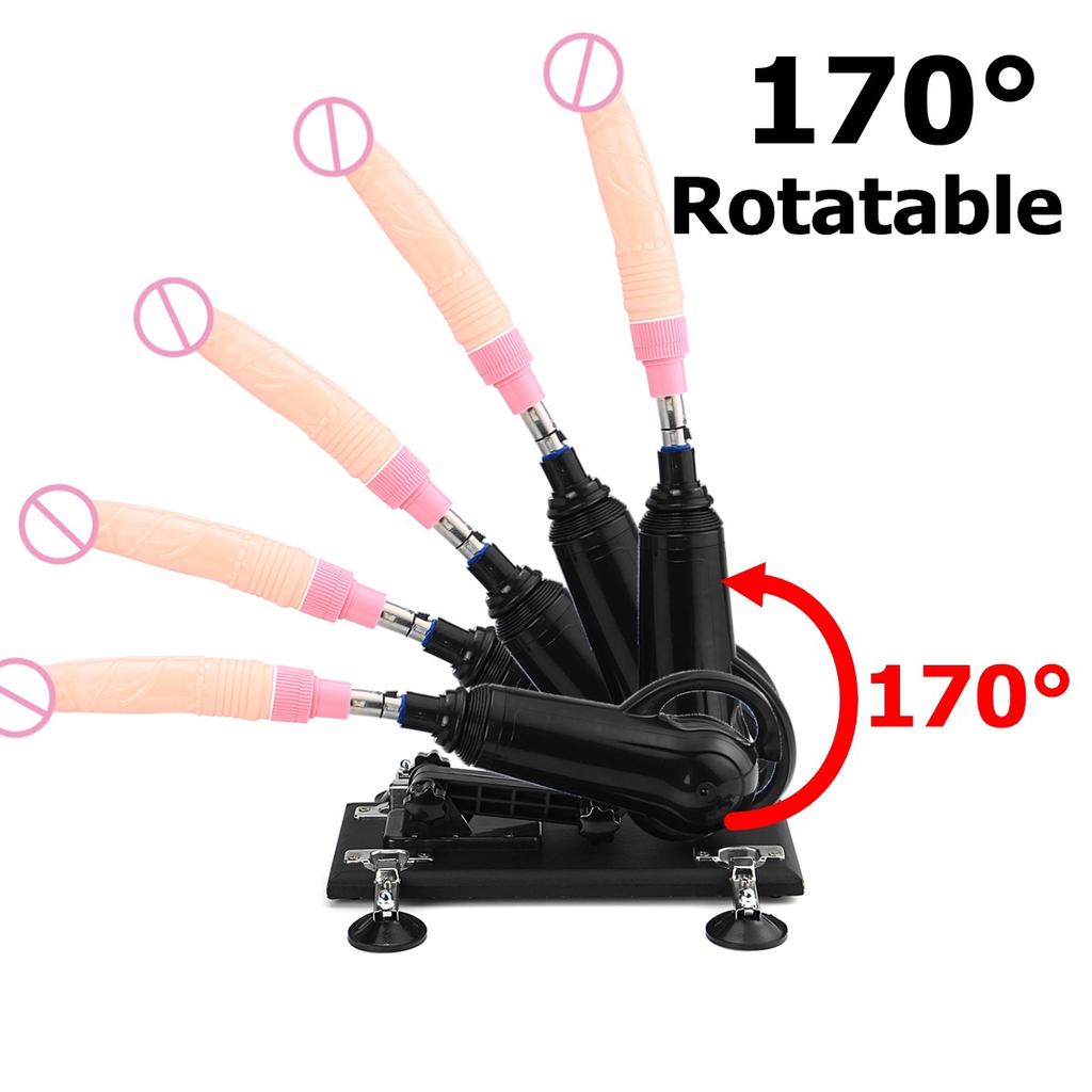 Cannon Machine Automatic Telescopic Simulation Dildo Female Masturbation Vibrator Adult Sex Toys