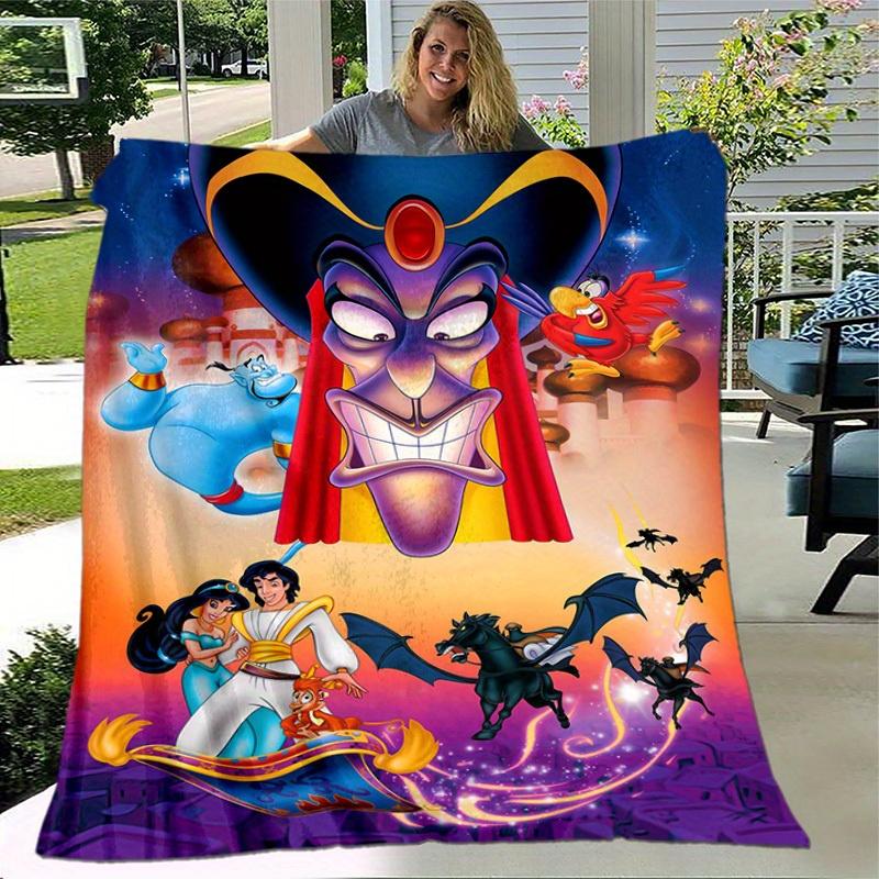1pc. Disney Aladdin Magic Carpet Blanket - Perfect for Home, Office, Outdoor Use, Gift Idea, Suitable for All Seasonsz0417202