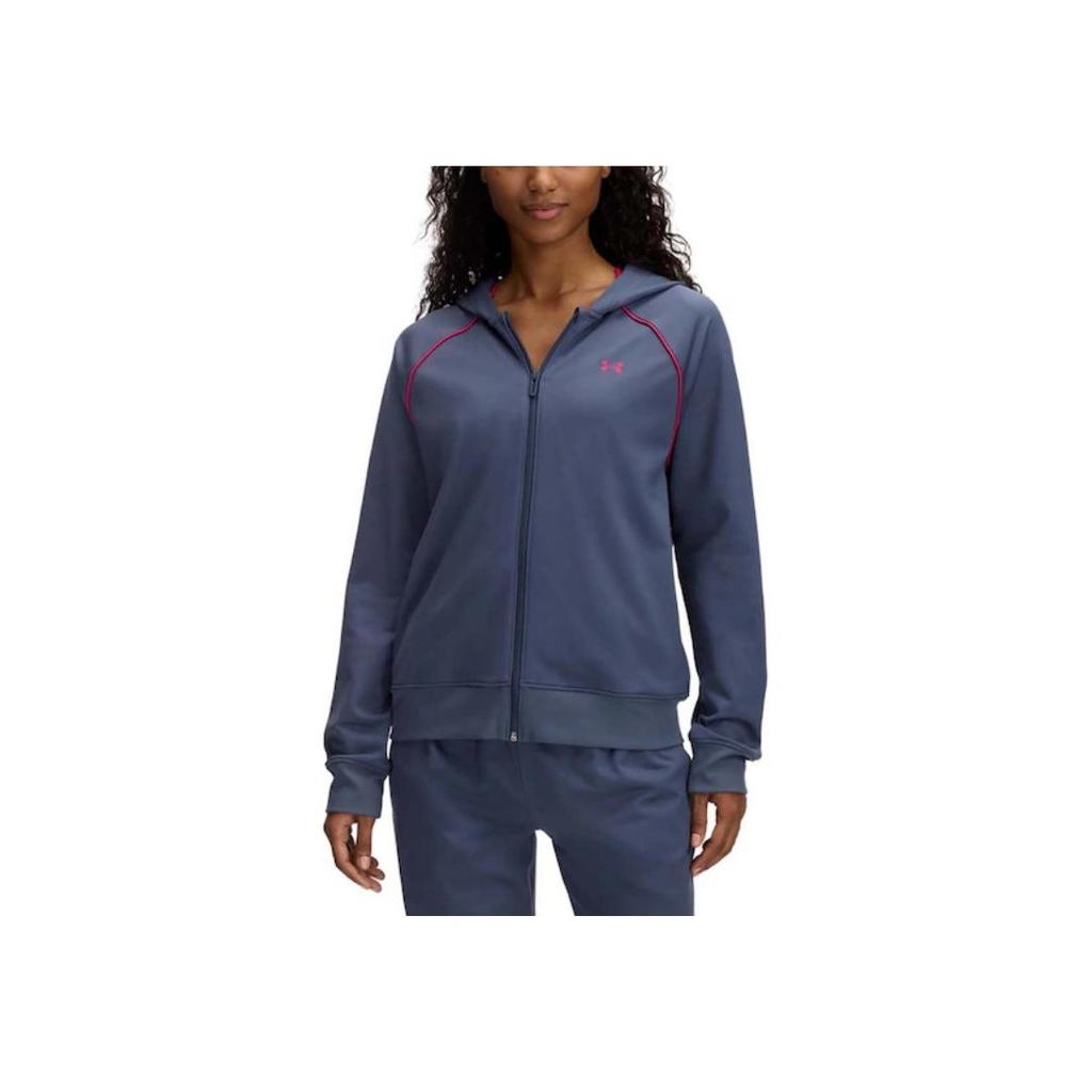 Under Armour Rival Tricot SS25 Slim Fit Comfortable Simple Casual Set Women Sets Storm-Gray 6001966-044