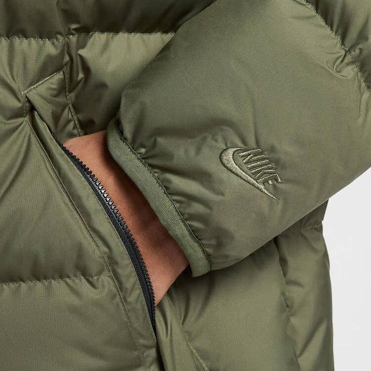 Nike FW25 Пуховик с капюшоном на молнии Удобный Простой Мужская верхняя одежда IH2378222
