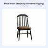 Upholstered Spindle Rear Chair French Inspired by Design Indoor Furniture Retro and Design Thick Cushioning for Adults, Kitchen
