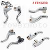 For Harley Dyna Brake Clutch 2-3 Finger Handle Levers Fits Wide Glide CVO SE Street Bob Low Rider Fat Bob Super Glide 1996-2017