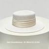 Wide Brim Summer Sun Hats Adjustable Boater Hat French Beach Hats  for Women