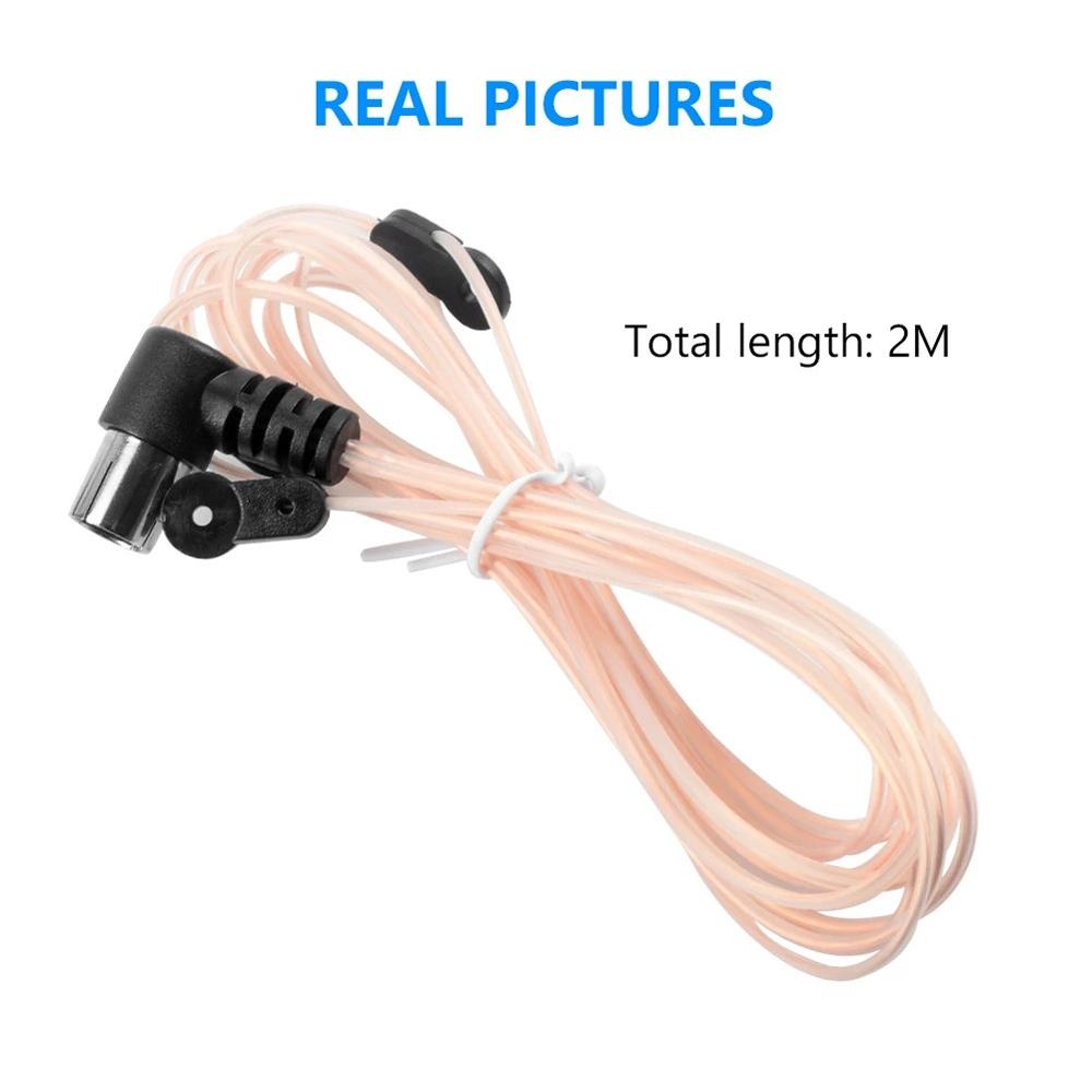 75 OFM AM/FM Male Type F Connector FM Radio Antenna Dipole Antenna FM Radio Wire Cable T Antennas