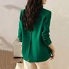 Suit Jacket Women Formal Blazer Coat Female Long Sleeve Single Button Straight Jacket Office Ladies Work Wear