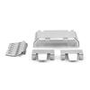 FMS FCX10 Metal Stainless Steel Chassis Armor Guard Protection Protector Skid Plate 1/10 RC Car Upgrade Parts