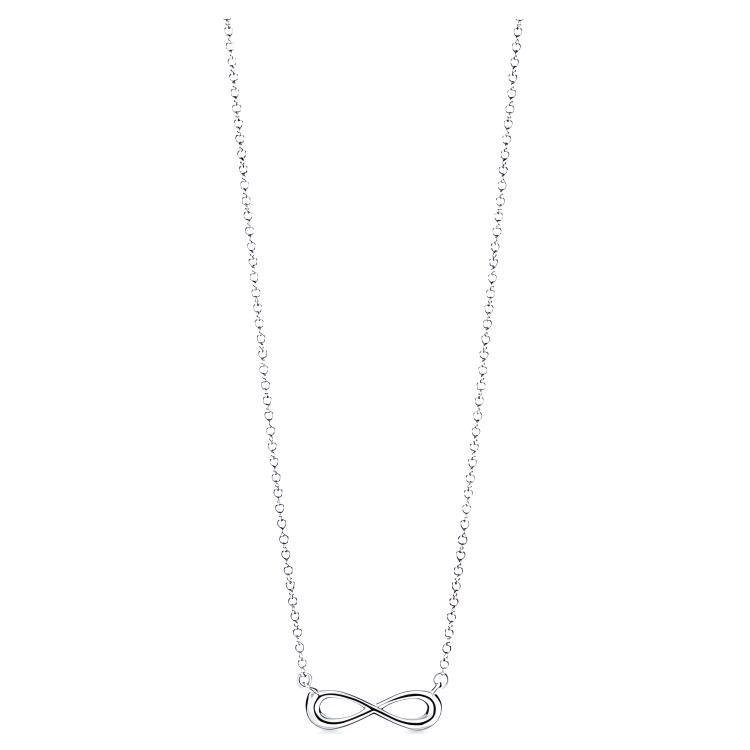 TIFFANY & CO. Infinity Series 925 Sterling Silver Necklaces Women's Silver 37725951