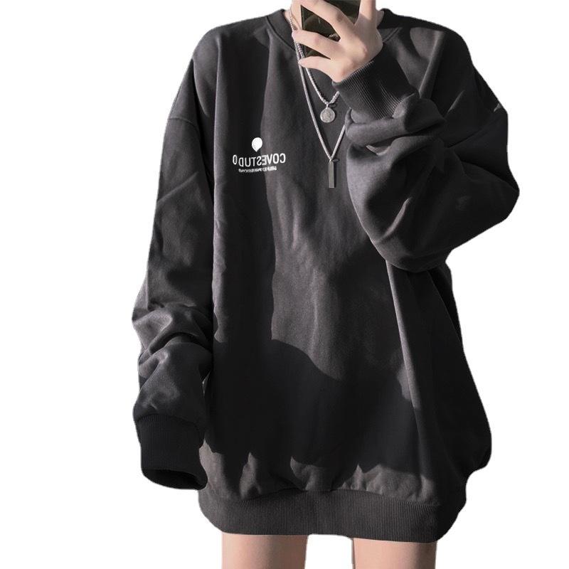 Женский корейский свободный повседневный топ в гонконгском стиле базовая рубашка женская одежда