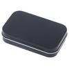 Sealed Tin Coin Organizer Key Organizer Black Card Case Candy Box Metal Empty Box Black Storage Box