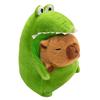 In Crocodile Capybara Suit Plush Doll Soft Stuffed Toy With Pp Cotton Filling