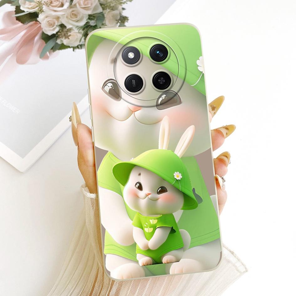 For Honor X9c Case For Honor Magic 7 Lite Shockproof Funda Cute Cartoon Cat Rabbit Soft Silicone Bumper For HonorX9c Smart Cover