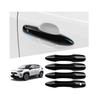 Vlookee Черный Глянец ABS Набор Накладок на Дверные Ручки для Toyota Yaris Cross Prius 50 Harrier 80 Camry 70 Corolla Sport Touring Aqua Декор Салона