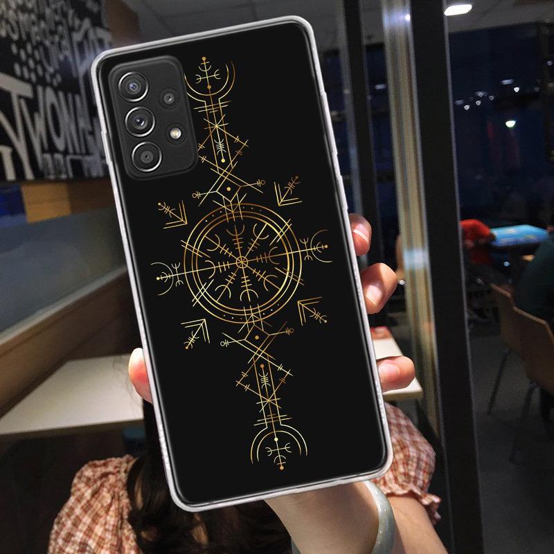 Скандинавский чехол для телефона Samsung A54 A57 A37 A17 A14 A15 A12 A24 A34 A55 A35 A25 A52S A07 A05S A04S A22 A32 A72 Galaxy Note 2