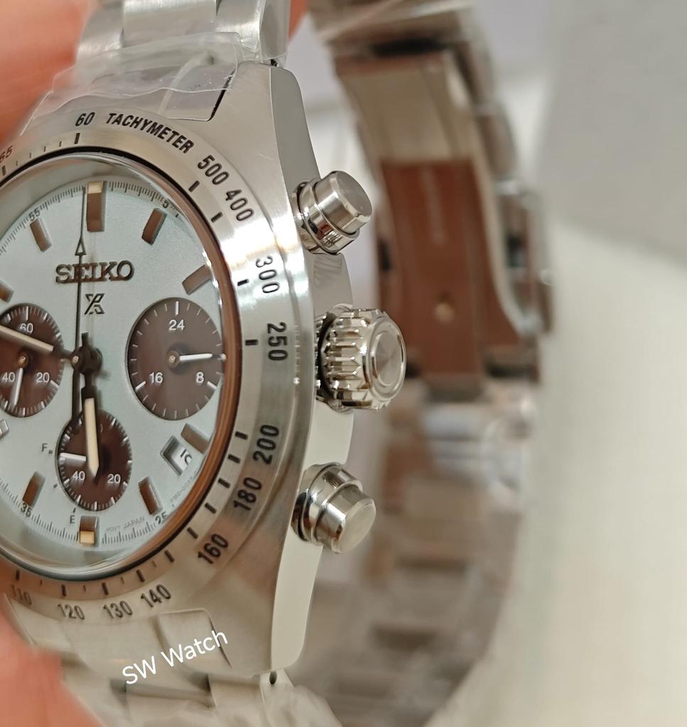 Seiko Мужские часы Prospex Speedtimer Chronograph Solar 39 мм SSC965P1