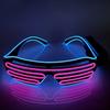 Online celebrity Bai Hui Jiang sells light-colored glasses,cold-colored glasses,the same model LED sunglasses,flashing dual-color single-color glasses