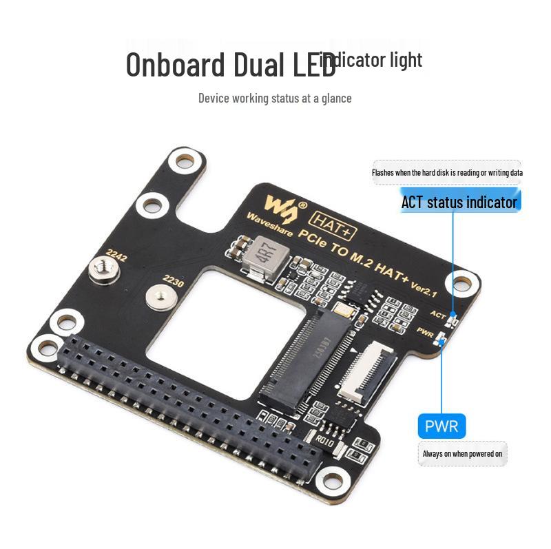 Плата расширения Raspberry Pi 5 PCIe на M.2 NVMe SSD