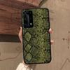 Чехол для телефона с изображением змеиной кожи для Huawei P50 P40 E P30 P20 Pro P10 Lite P Smart Y6 Nova3E Honor10