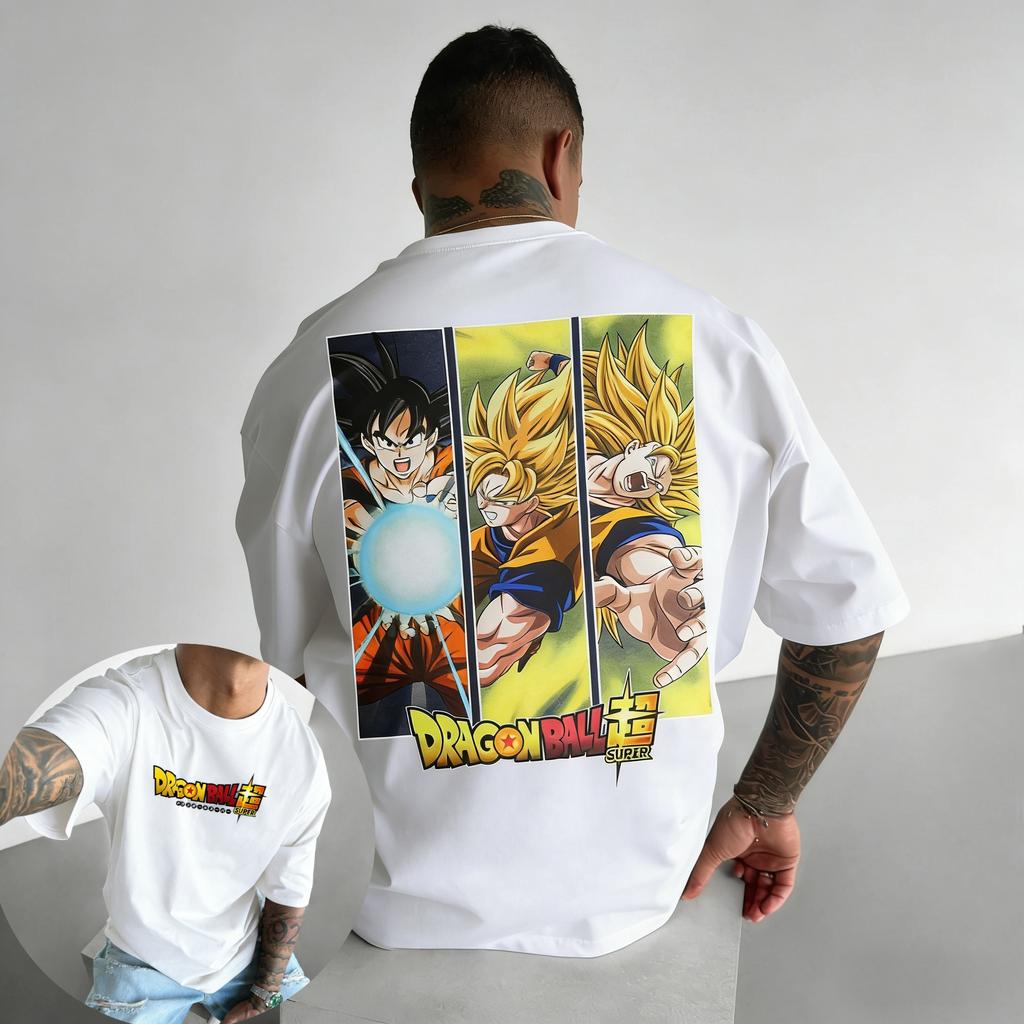 Dragon Ball Z Trendy Hot Items Retro TShirt Oversized Unisex Kids Harajuku Style Sports Tee with Vegeta Comic Print Y2k