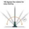 Yousheng Silicone Floor Scraper Stainless Steel Retractable Handle Bathroom Wiper Broom Tile Floor Cleaning Tools