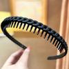 Anti-Slip Teeth Toothed Headbands Frosted Texture Frosted Headbands  Party Hair Accessories